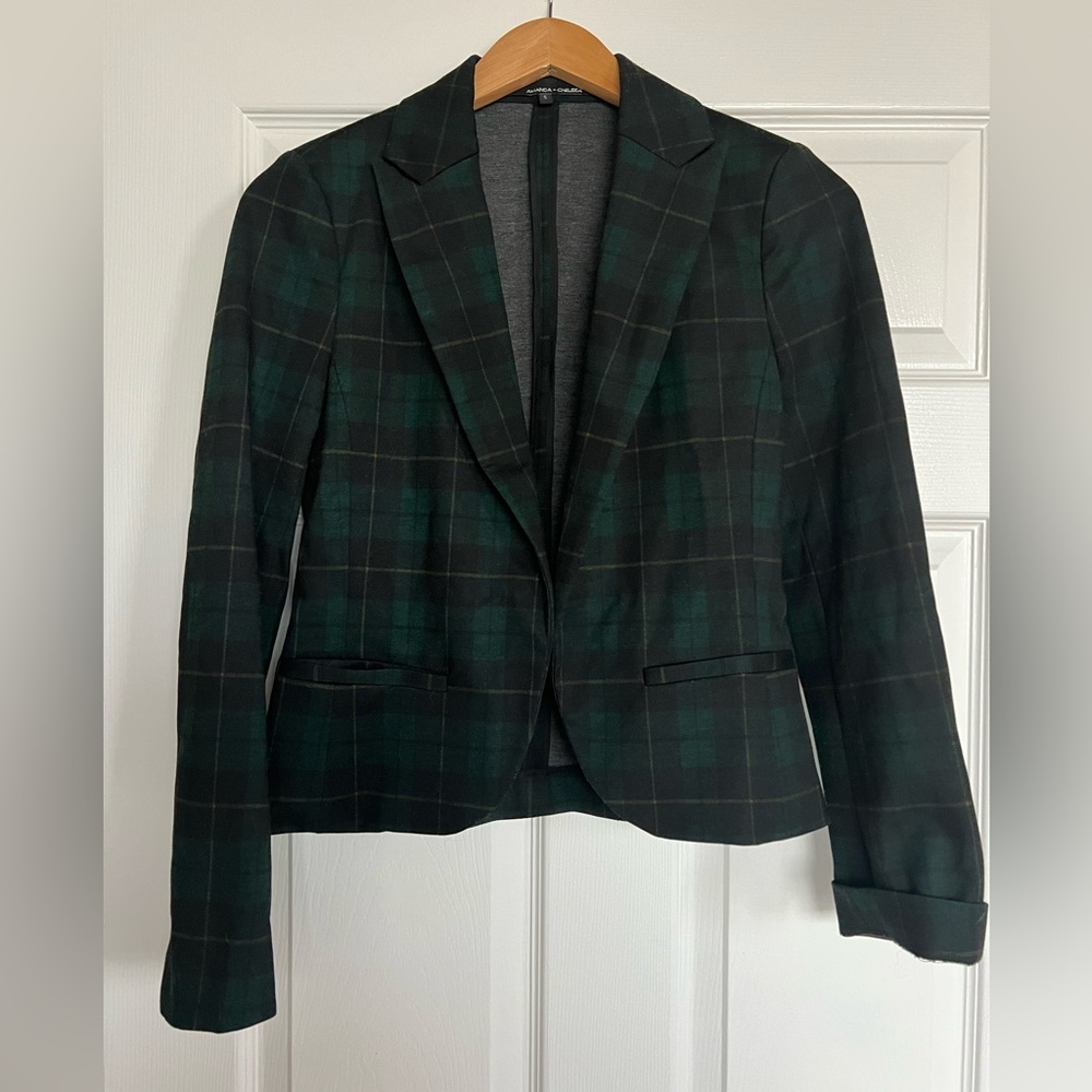 Plaid Blazer